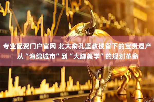 专业配资门户官网 北大俞孔坚教授留下的宝贵遗产 从“海绵城市”到“大脚美学”的规划革命